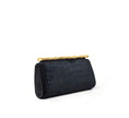 BAMBOO VELVET CROCO BLACK