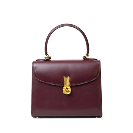 QUEEN HANDBAG POCKET OXBLOOD MTO - Delivery 40/60 Working Days