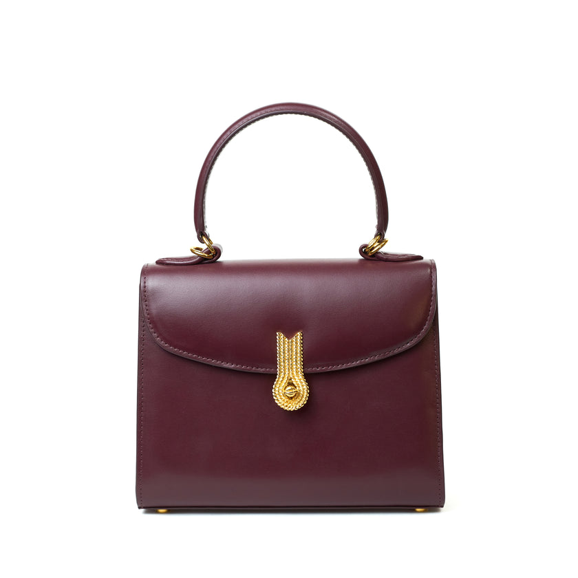 QUEEN HANDBAG POCKET OXBLOOD