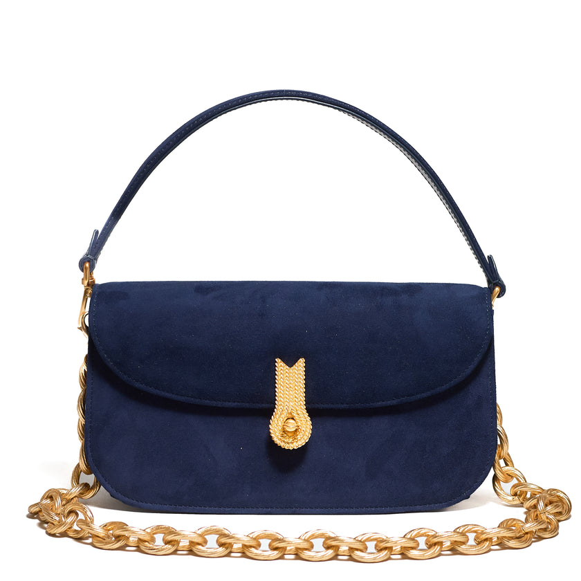 CACCIATORA LONG SUEDE BLUE