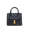 QUEEN TOTE MINI GRAINED BLACK  MTO Delivery in 40/60 days