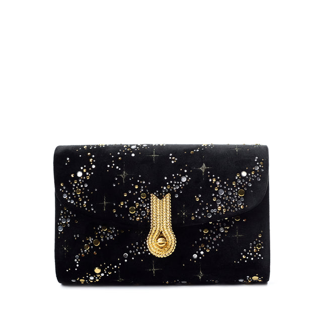 QUEEN MID CONSTELLATIONS BLACK/GOLD MTO Delivery in 40/60 days