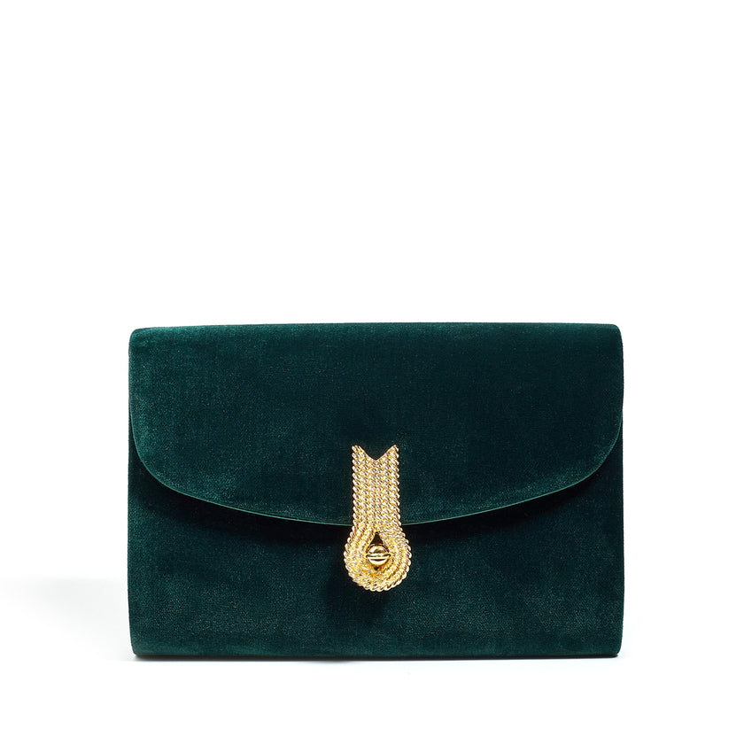 QUEEN MID VELVET GREEN