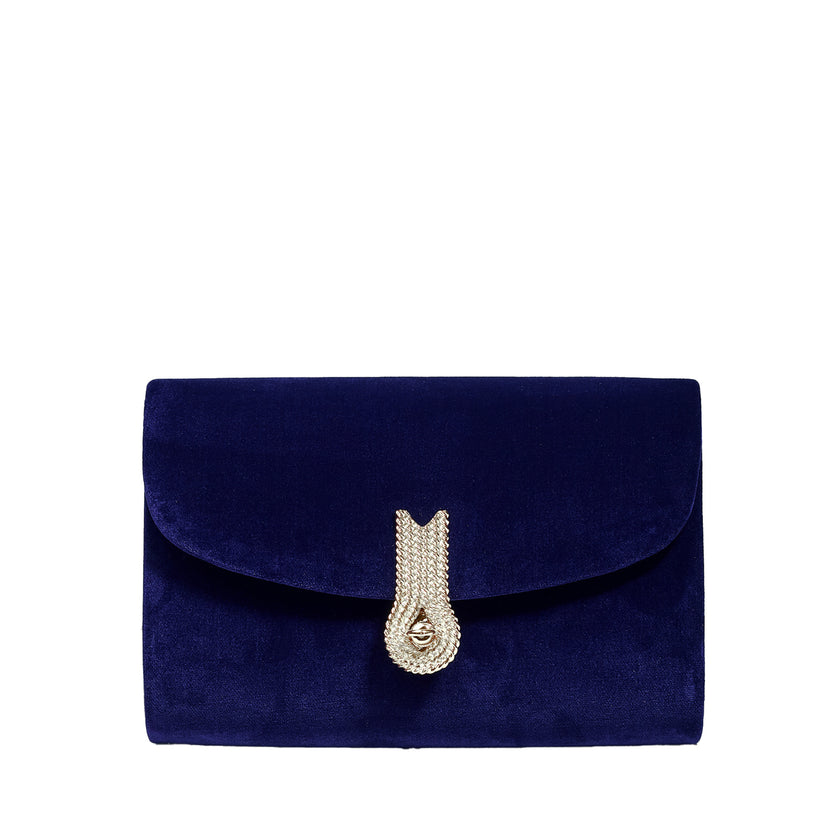 QUEEN MID VELVET NAVY BLUE