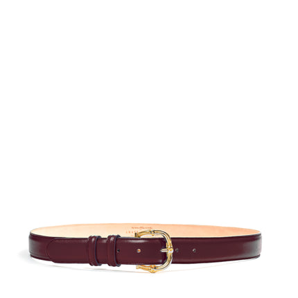 BAMBOO BELT OXBLOOD - Delivery 60 working days