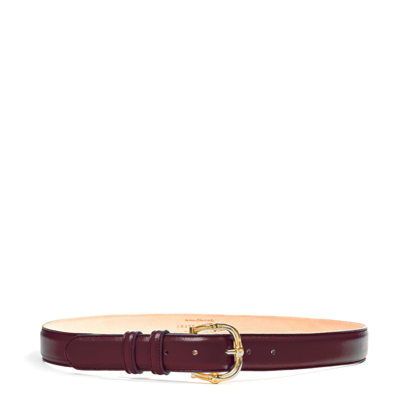BAMBOO BELT OXBLOOD