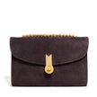 QUEEN CLUTCH SUEDE VAN DYCK