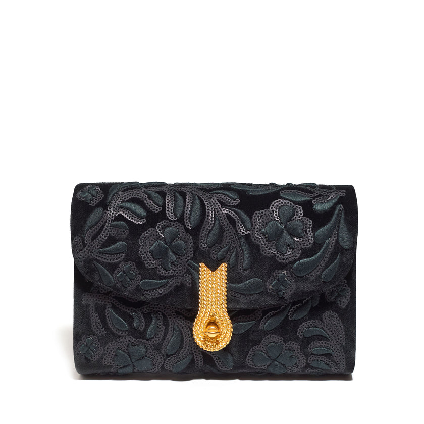 QUEEN MID FLEUR NOIR