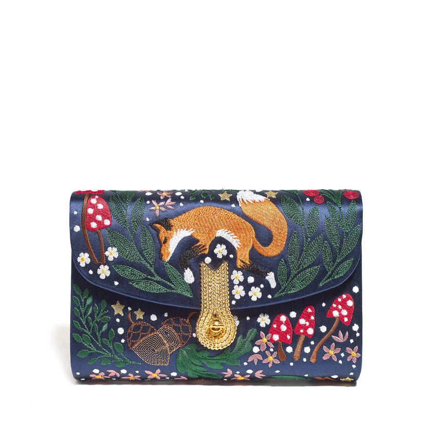 QUEEN MID FORESTA INCANTATA NAVY