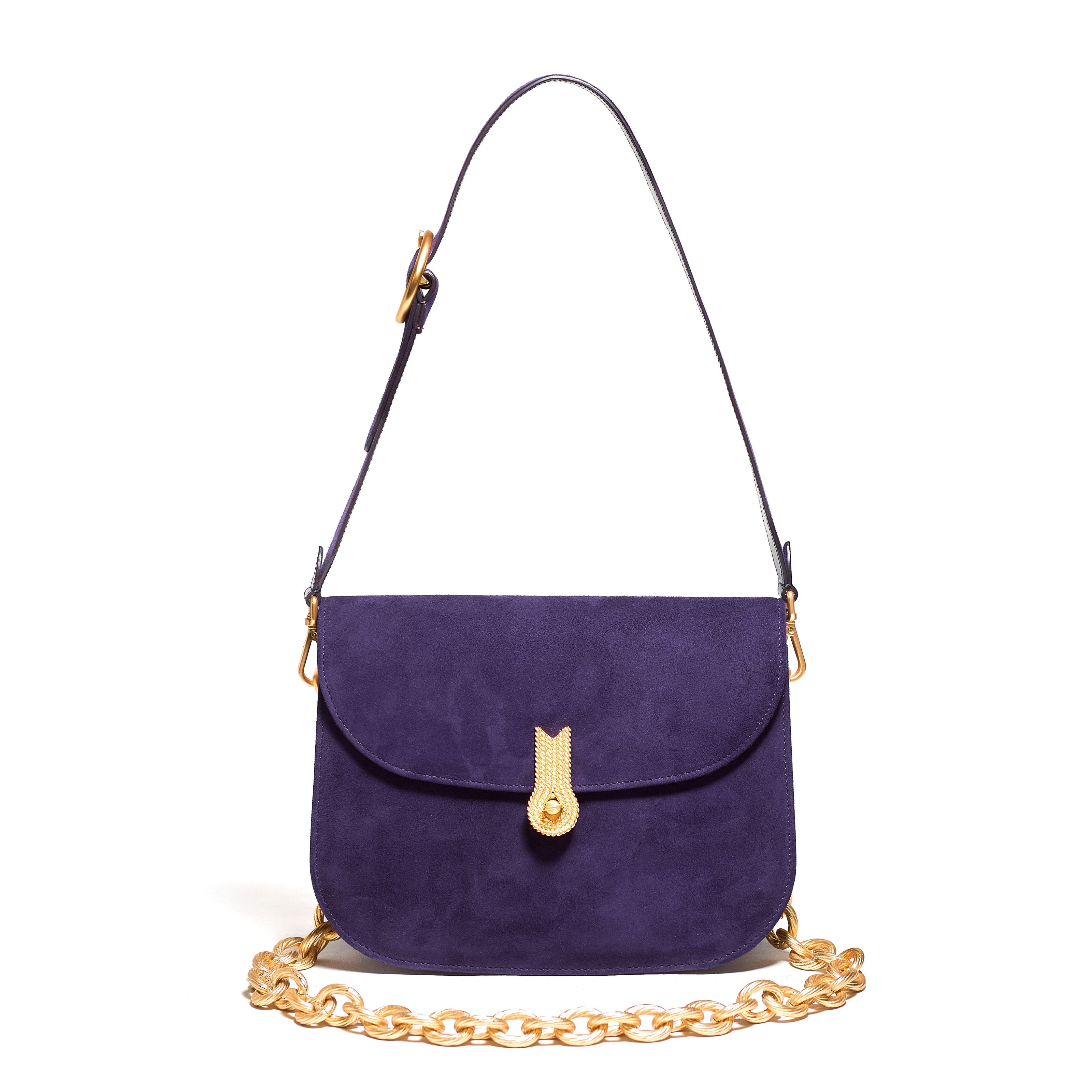 CACCIATORA SUEDE PURPLE MARTIN