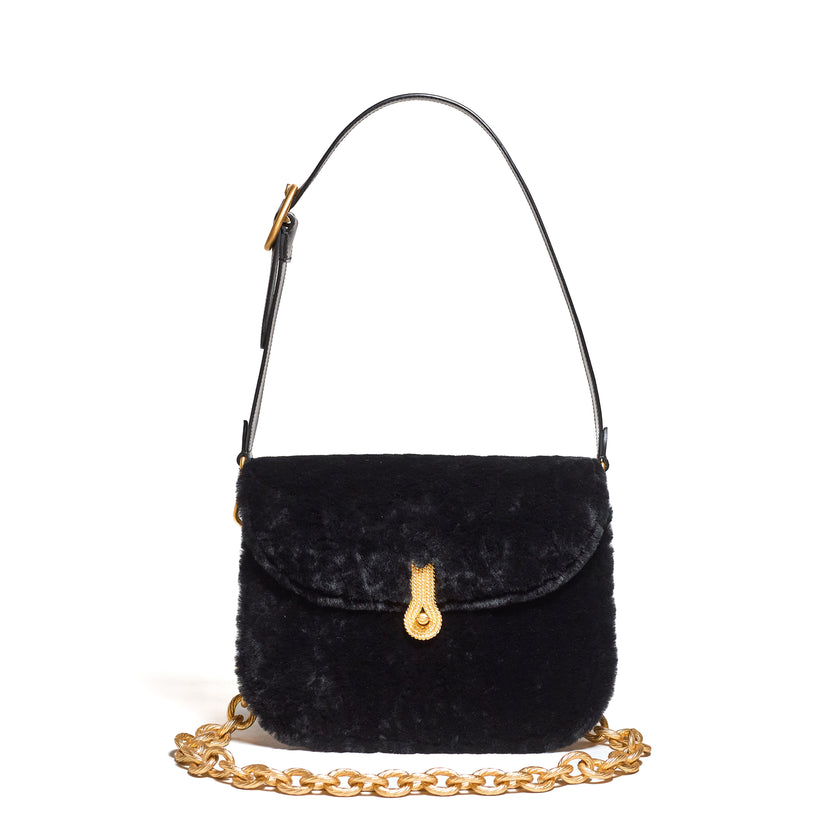 CACCIATORA SHEARLING BLACK