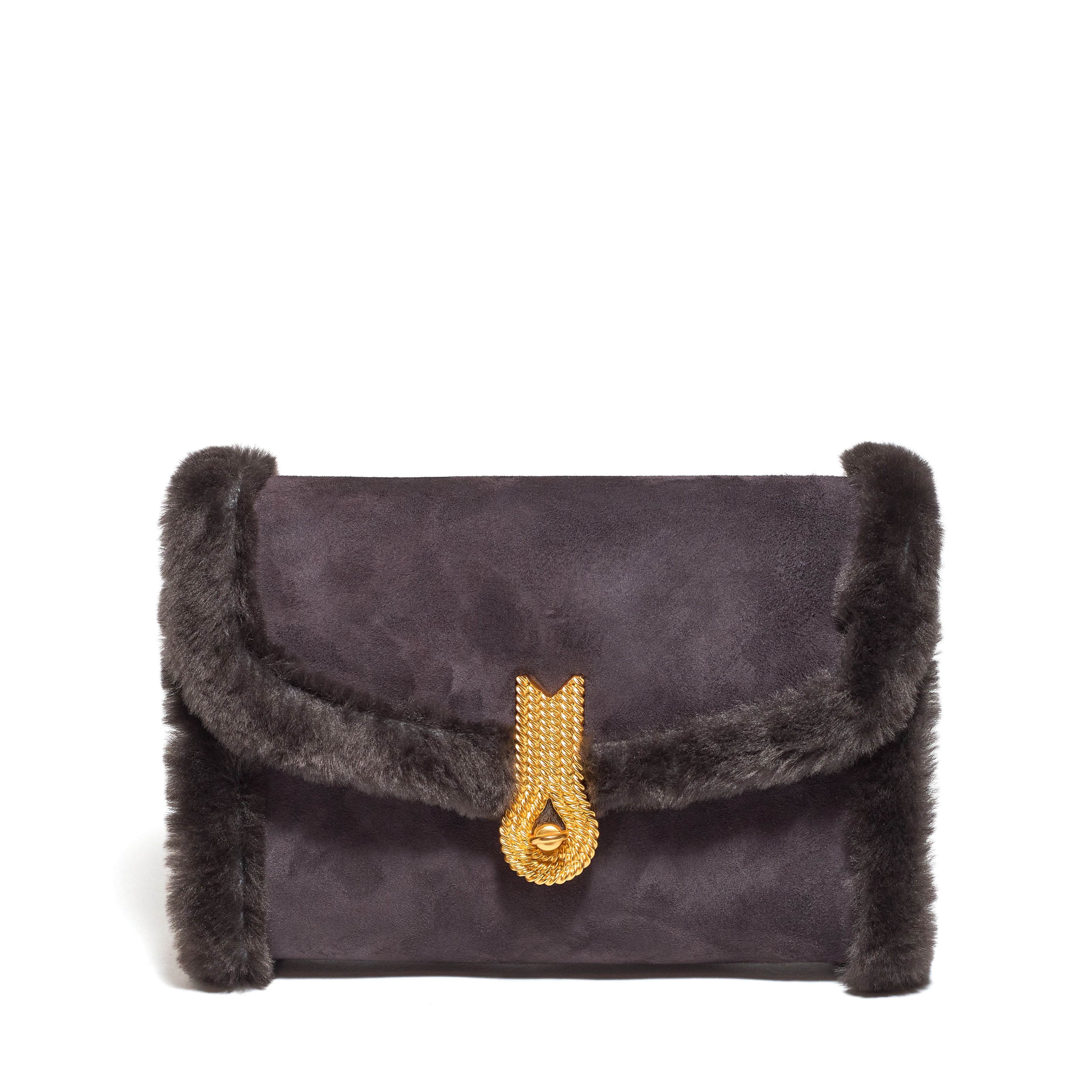 QUEEN MID SHEARLING BROWN