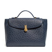 QUEEN MUM OSTRICH BLUE