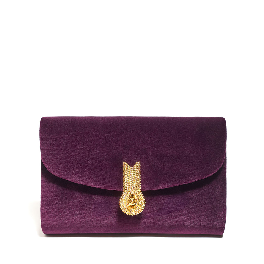 QUEEN MID VELVET BURGUNDY