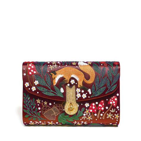 QUEEN MID FORESTA INCANTATA BORDEAUX