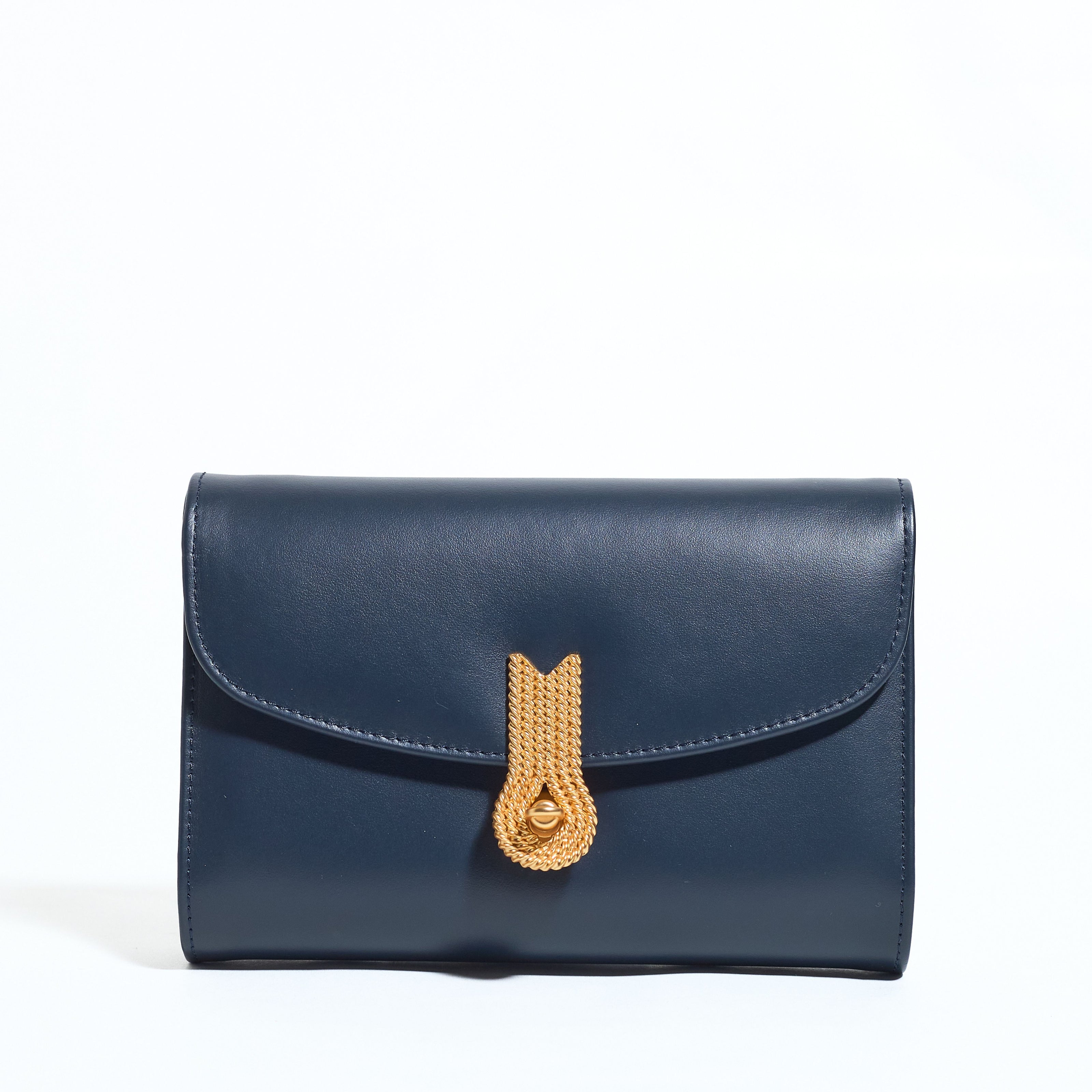 QUEEN MID CALF NAVY