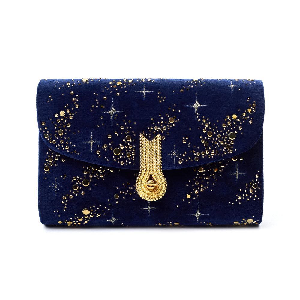 QUEEN MID CONSTELLATIONS NAVY/GOLD