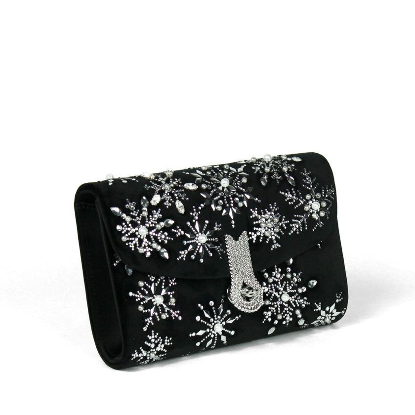 QUEEN MID SNOWFLAKES BLACK - XMAS EDITION