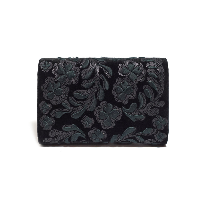 QUEEN MID FLEUR NOIR