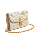 QUEEN MID STRAW ZIG-ZAG IVORY