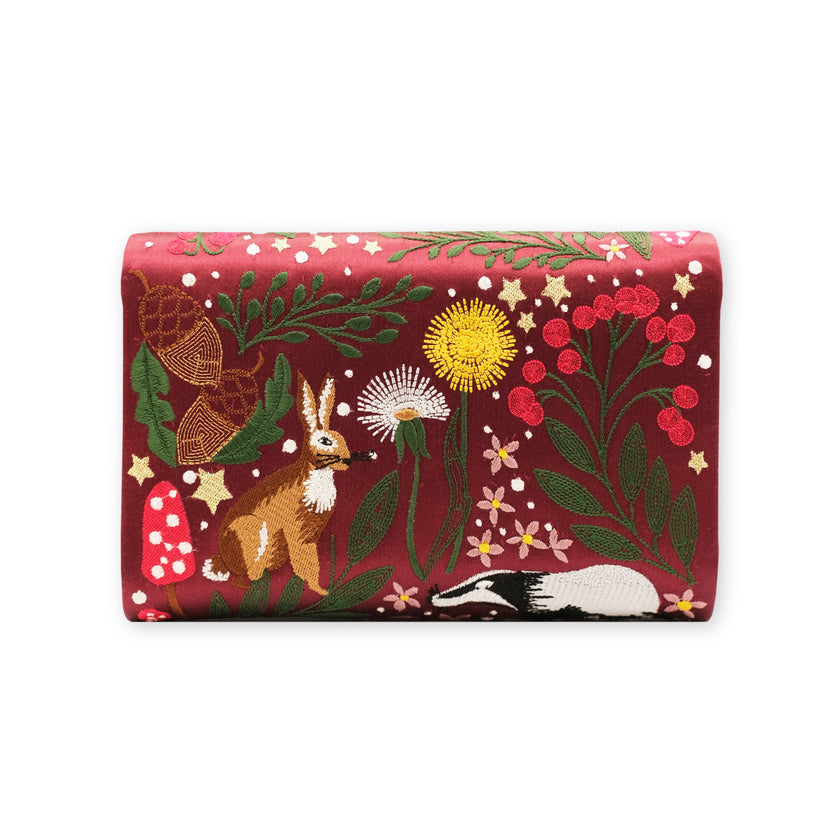 QUEEN MID FORESTA INCANTATA BORDEAUX