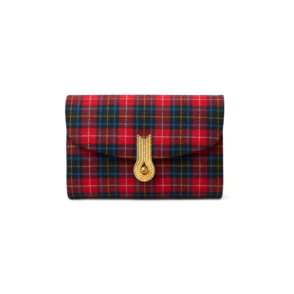 QUEEN MID TARTAN RED/BLUE - XMAS EDITION