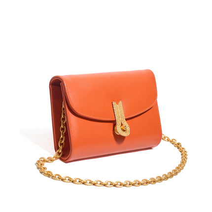 QUEEN MID CALF ORANGE