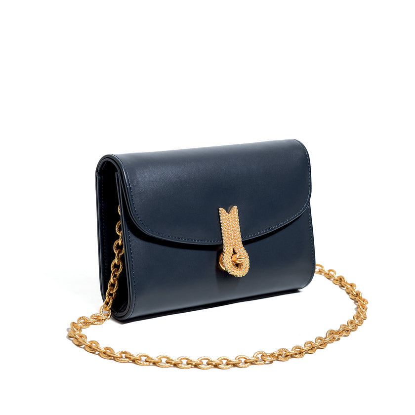 QUEEN MID CALF BLU NOTTE