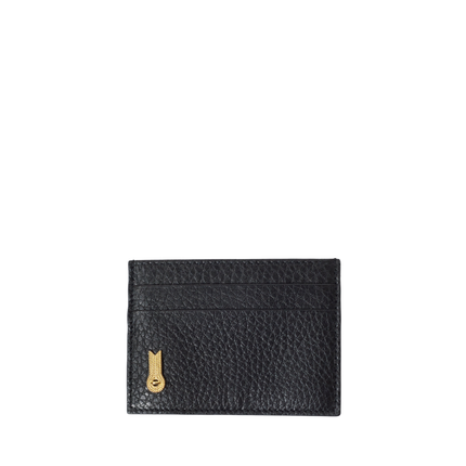 CARD HOLDER GRAINED BLACK