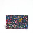 QUEEN MID CANVAS BLACK / FIORI MULTI