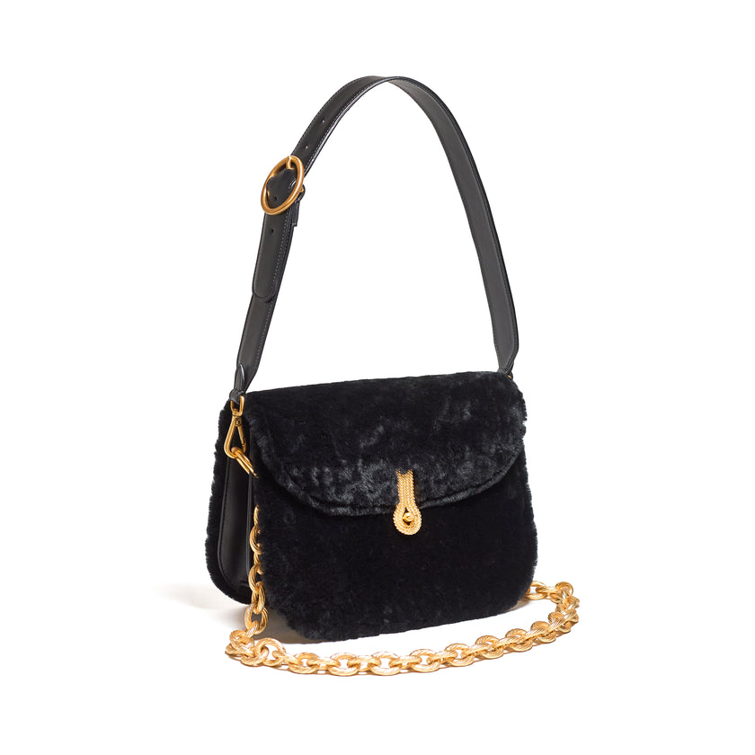 CACCIATORA SHEARLING BLACK