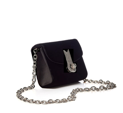 QUEEN MICRO VELVET  BLACK / NK BLACK