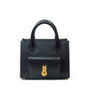 QUEEN TOTE MINI GRAINED BLACK  MTO Delivery in 40/60 days