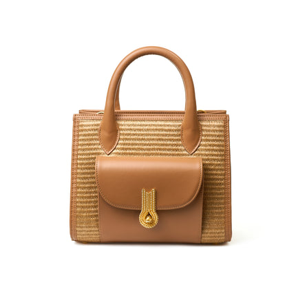 QUEEN TOTE MINI STRAW