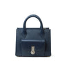 QUEEN TOTE MINI GRAINED BLUE