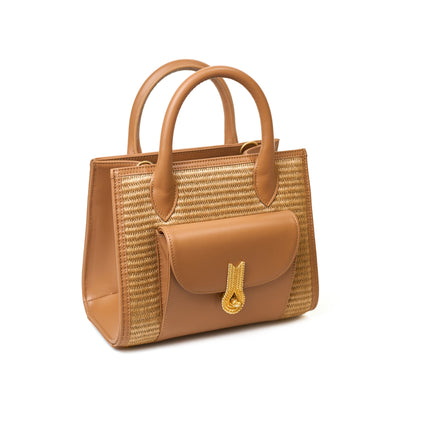 QUEEN TOTE MINI STRAW