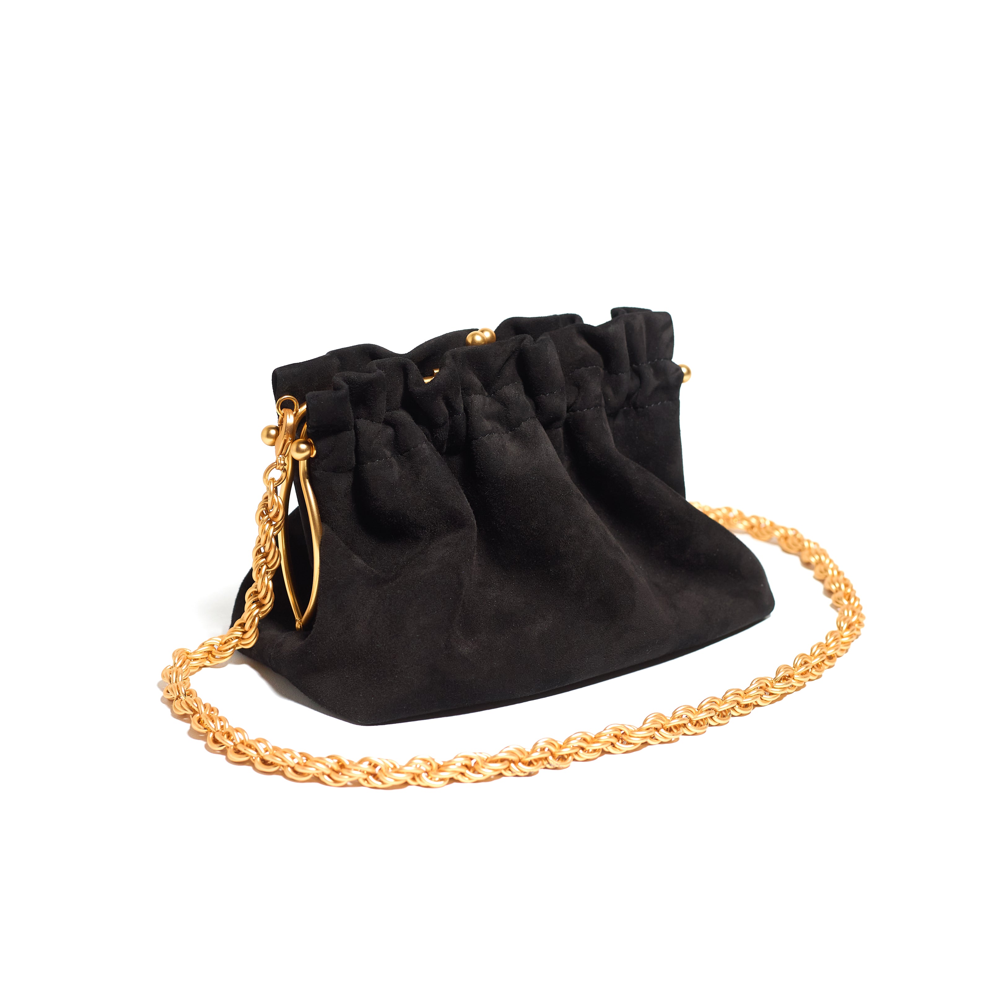 RAVIOLO SUEDE BLACK