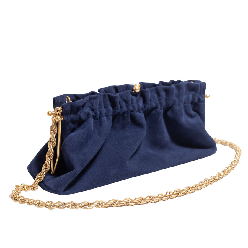 RAVIOLO BIG SUEDE NAVY BLUE