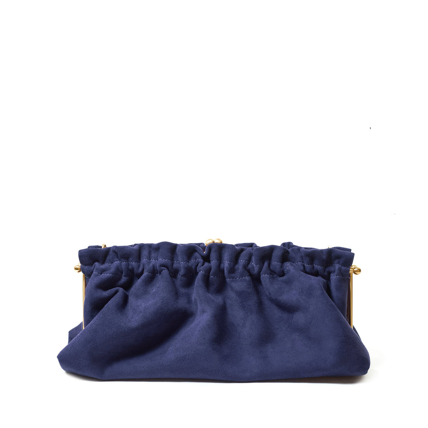 RAVIOLO BIG SUEDE NAVY BLUE