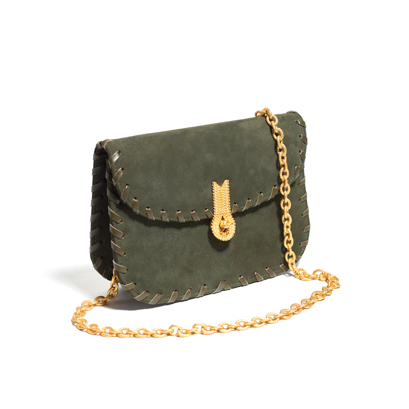 CACCIATORA MINI EDGE-STITCHES TIROLO