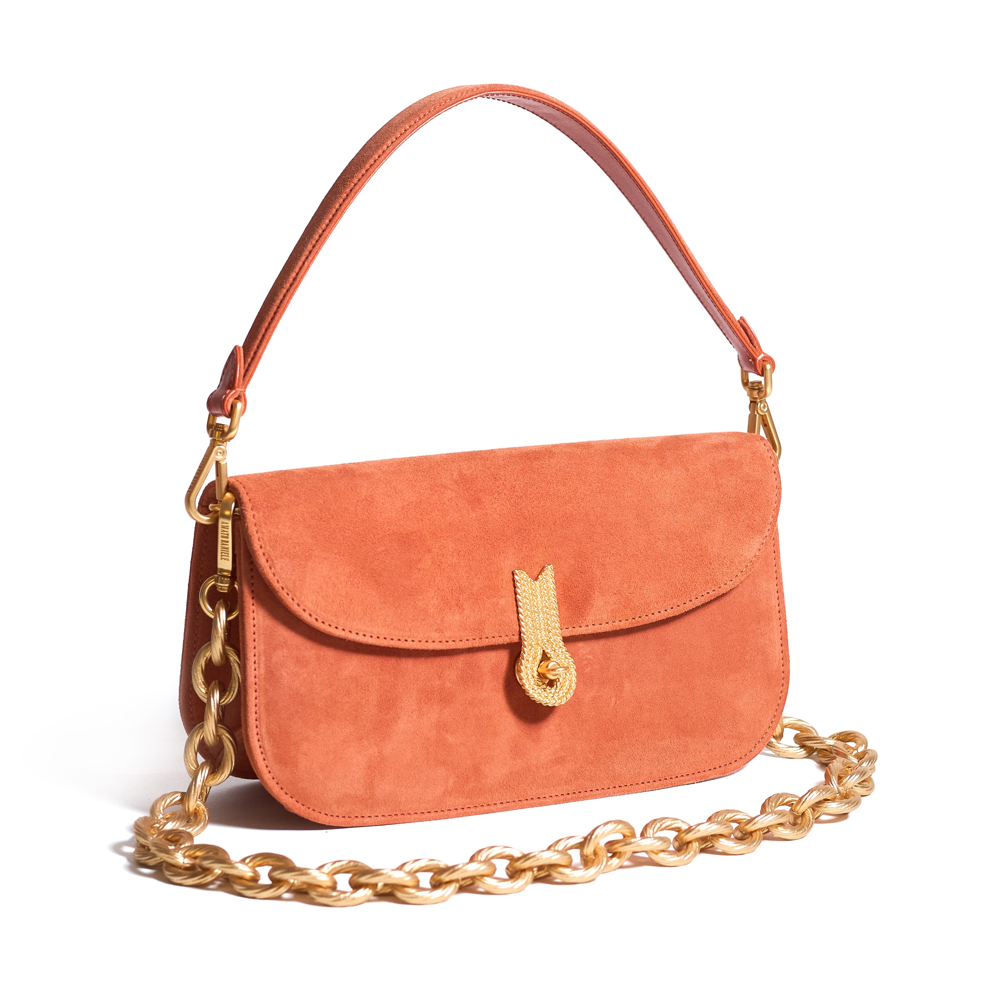 CACCIATORA LONG SUEDE ORANGE