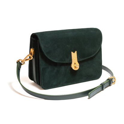QUEEN VERA SUEDE BOTTIGLIA