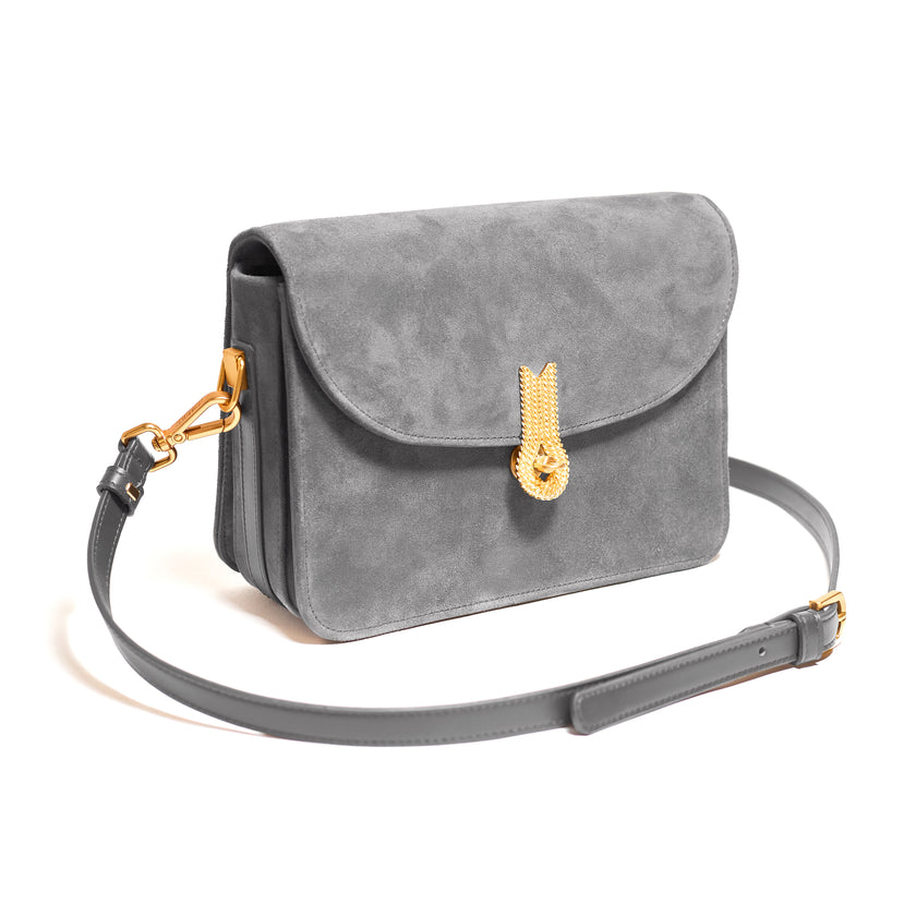 QUEEN VERA SUEDE GREY