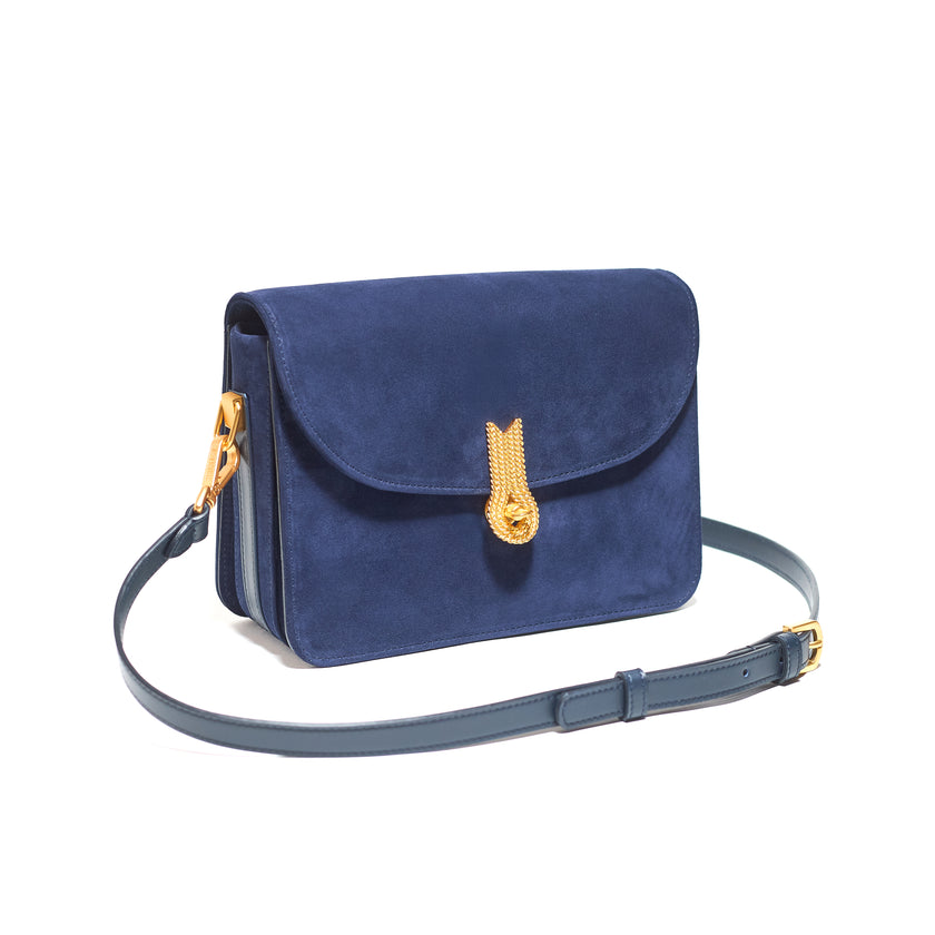 QUEEN VERA SUEDE NAVY