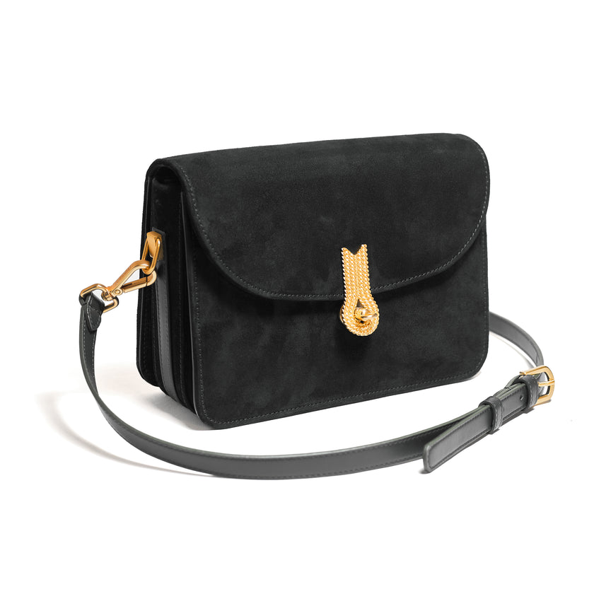 QUEEN VERA SUEDE BLACK