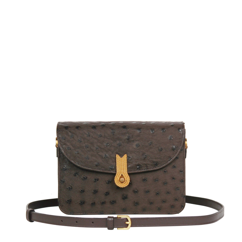 QUEEN VERA OSTRICH CHOCOLATE