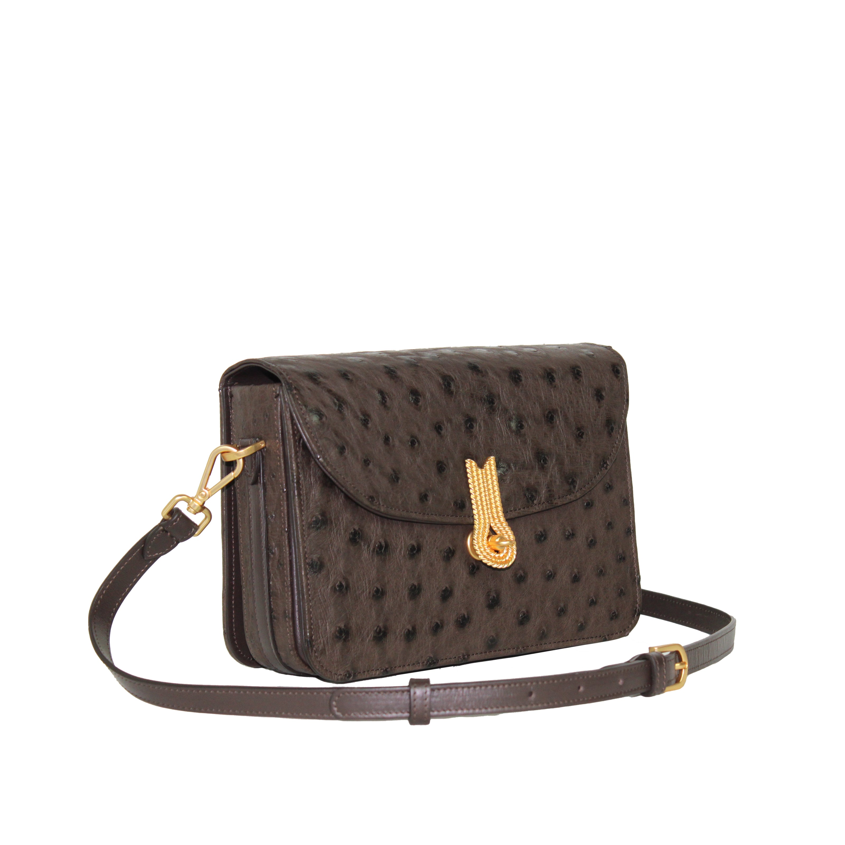 QUEEN VERA OSTRICH CHOCOLATE