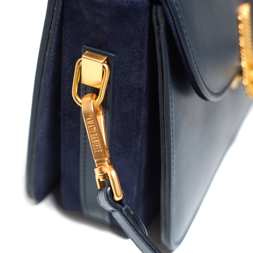 QUEEN VERA CALF NAVY