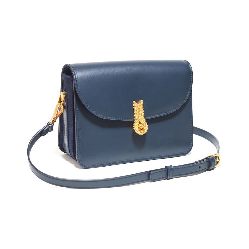 QUEEN VERA CALF NAVY