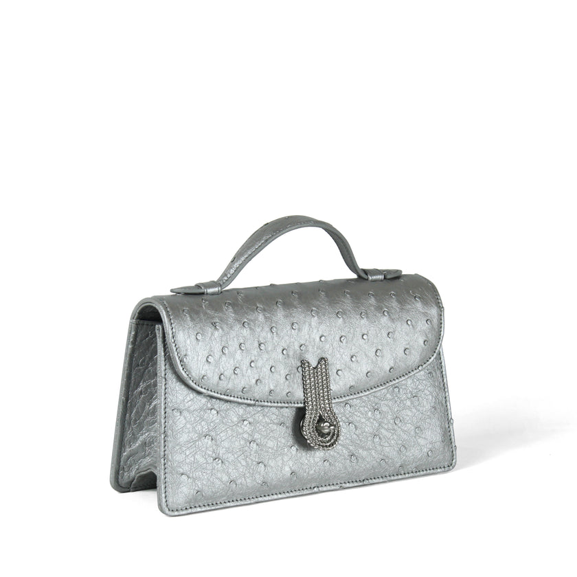 QUEEN ALTROVE OSTRICH SILVER - XMAS EDITION